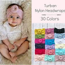 Buy Newborn Baby Girl Nylon Turban Headwraps Round Knot Headbands Toddler Bow Elastic Wide Headbands At Affordable Prices Free Shipping Real Reviews With Photos Joom