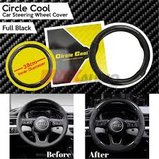 Top 15 cool car interior accessories under $50 for people who love gadgets.from funky style enhancers to fantastic gadgets, accessories are a quick and. Buy Car Carbon Fiber Full Black Steering Wheel Cover Auto Anti Slip Leather Automotive Interior Accessories Decorate 38cm Inner