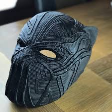 Black Panther Killmonger Mask Maske Diy Kit Head Circumference Up To 64 Cm 25 2 Inches Perfect For Cosplay Costume Decoration Schwarzer Panther Black Panthers Helm Motorrad