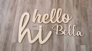First, write the word of your choice with your brush pen. Script Wood Letters Cursive Wood Letters Craftcuts Com