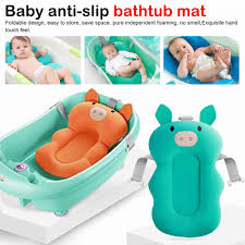 How to give your baby a tub bath: Buy Baby Bath Pad Non Slip Bathtub Mat Baby Shower Portable Air Cushion Bed Babies Safety At Affordable Prices Free Shipping Real Reviews With Photos Joom