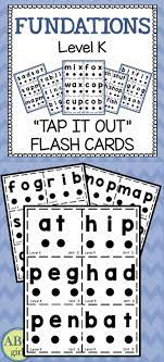 Kindergarten Fun Phonics Level K Tap It Out Cvc Blending Flash Cards Phonics Kindergarten Fundations Flashcards