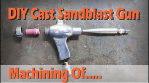I need to put on a water catch device on the unit as i see water vapor which will clump up my media blast. Diy Cast Sandblast Gun All The Machining Youtube