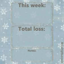 Winter Christmas Weekly Weigh In Template For Instagram Weigh Day Weight Tracker Templates