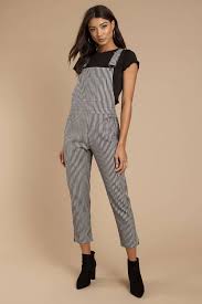 Black And White Striped Overalls Pin On Outfit