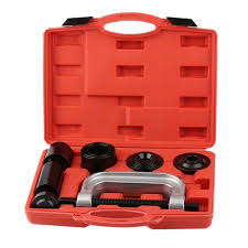 7pcs Ball Joint Auto Remover Installer Tool Service Kit 2wd 4wd Vehicles Remover Install Tools Kit Red Service Kits Car Tools Tool Kit