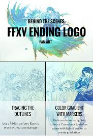 Final Fantasy Xv Ending Logo With Lunafreya And Noctis Art Step By Step Final Fantasy Xv Light In The Dark Final Fantasy