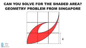 Can You Solve This 6th Grade Geometry Problem From Singapore The Area O Geometry Problems Math Genius Math Tricks