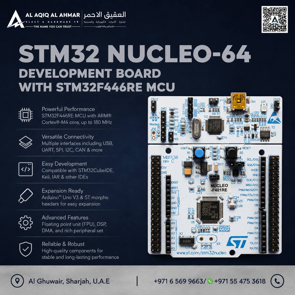 STM32 NUCLEO-64 Development Board | STM32F446RE ARM Cortex product image