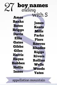 Brooks Brothers 27 Great Boy Names Ending With S Appellation Mountain Nature Names For Boys Boy Names Names
