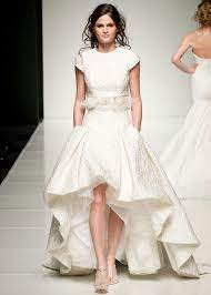 Pin By D D On Bride Dress High Low Unusual Wedding Dresses Wedding Dress Long Sleeve Funky Wedding Dresses