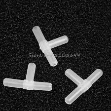 10pcs Plastic T Shape 3 Way Aquarium Air Pump Line Tubing Hose Joints Connector New G205m Best Quality Aquarium Air Pump Air Pump T Shaped