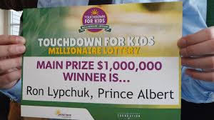 Ron Lypchuk Wins Inaugural Touchdown For Kids Millionaire Lottery Prize Prince Albert Daily Herald