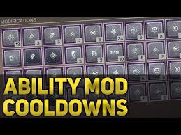 All Ability Cooldown Mod Times Breakdown Destiny 2