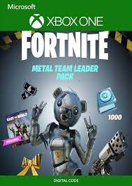 Code pour sauver le monde. Fortnite Metal Team Leader Pack Xbox One Cdkeys Com