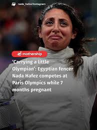 The three-time Olympian revealed her pregnancy shortly after a win that  enabled her to progress to round of 16🤰🤺 #olympics2024 #olympics  #paris2024 #fencing #sports