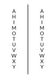 (a) a vertical mirror (b) a horizontal . Ex 14 1 Q8 What Letters Of The English Alphabet Have Reflectional Symmetry I E Symmetry