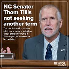 This comes a day after Sen. Tillis announced his opposition to President  Donald Trump's tax breaks and spending cuts package because of its  reductions to health care programs. “In Washington over the