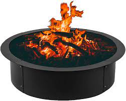Maybe you would like to learn more about one of these? Amazon Com Ryan Fire Pit Ring 36 Inch Outer 30 Inch Inner Diameter Fire Pit Insert 3 0mm Thick Heavy Duty Solid Steel Fire Pit Liner Diy Campfire Ring Above Or In Ground For Outdoor Patio