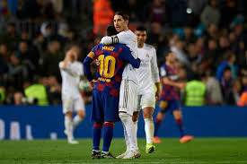 Lionel messi and sergio ramos had a coming together! Warxzgfqacmojm