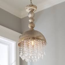 Check Out Distressed Metal Dome With Crystals Pendant From Shades Of Light Add A Vintage T Metal Pendant Light Farmhouse Pendant Lighting Dome Pendant Lighting