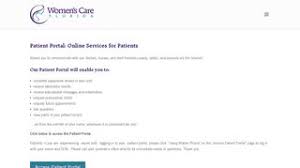 Maybe you would like to learn more about one of these? Women S Care Florida Patient Portal Portal Addresources