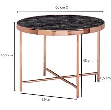 Die runde tischplatte aus mdf wird optimal durch die beine aus metall in schwarz ergänzt. Finebuy Design Beistelltisch Rund O 60 Cm In Marmor Optik Schwarz Wohnzimmertisch Mit Metallgestell In