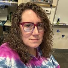 After 40 years… of having long hair, Mr Karen had it all cut off today… He  said it was time so I went as moral support, historian with an iPhone  camera, and