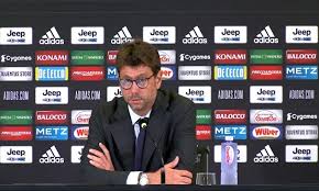 Massimiliano allegri si presenta per la seconda volta alla juventus in conferenza stampa.dopo l'addio fissato a maggio 2019, infatti, succede ai contestati sarri e pirlo.l'obiettivo, come prefissato da andrea agnelli in precedenza, è di essere in lizza per tutte le competizioni a primavera. 6rsok6zbmbfb1m