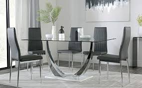 Set a generous table with our gorgeous dining room furniture, whether you're entertaining family and friends or enjoying a quiet meal at home. Glass Dining Sets Dining Tables Chairs Furniture And Choice