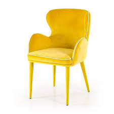 Buy Vig Furniture Vgeumc 8883ch A Yel Modrest Tigard Modern Yellow Fabric Dining Chair Fabric Dining Chairs Dining Chairs Contemporary Dining Chairs