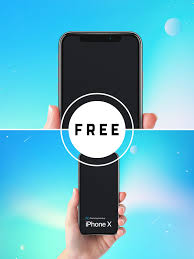 Download Free Iphone X On Hand Mockup Iphone Iphone Mockup Free Iphone