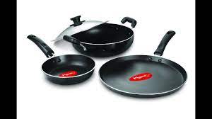 How To Use Induction Base Non Stick Aluminium Cookware Set First Time How To Use Non Stick Youtube