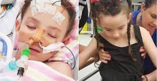 Eight months ago, doctors believed Gold Coast girl Mackinlee Anderson was  99.8 percent brain dead.