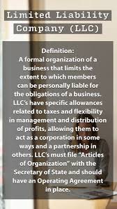 Llc Limited Liability Company In 2020 Small Business Law Business Law Limited Liability Company