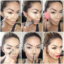 Highlighter is applied to the high points of your face to bring out the best features in you. Step By Step Eye Makeup Pics My Collection Beauty Contour Makeup Beautiful Makeup