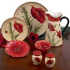 Buy and sell dinner sets on trade me. Red Poppy Dinnerware Poppy Decor Poppies Ceramic Tableware