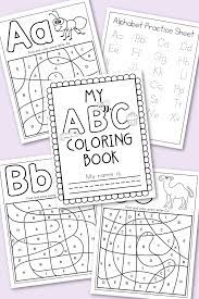 There are tons of great resources for free printable color pages online. Free Printable Alphabet Coloring Book Kara Creates