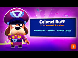 Ruffs are best known for their bizarre courtship plumage and rituals. New Brawler Colonel Ruff Is Amazing Power Ups Update Info Youtube