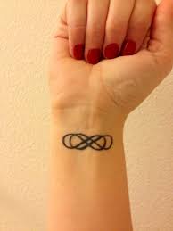 Small Infinity Times Infinity Tattoo Novocom Top