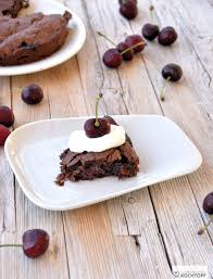 Die kombination aus schokokuchen und kirschen ist sowieso schon ein echter knaller, aber dazu ist dieser leckere kirschkuchen auch noch wunderbar saftig und fluffig. Supersaftige Brownies Mit Kirschen Aus Der Airfryer 1x Umruhren Bitte Aka Kochtopf