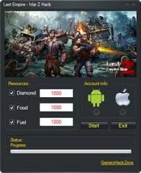 Last Empire War Z Hack Android Ios War Empire Hacks