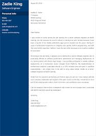 Software Engineer Cover Letter Examples Ready To Use Templates