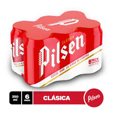 6 Pack Cerveza Pilsen 350ml