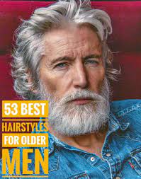 Try the gray, brown and blonde hair shades. 53 Magnificent Hairstyles For Older Men Older Mens Hairstyles Long Hair Styles Men Grey Hair Men