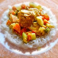 1 cube de bouillon de volaille. Recette Curry De Dinde Aux Legumes Aux Epices Et Riz Basmati Magazine Omnicuiseur