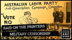 The First World War Conscription Debate Came To A Head In November 1917 When Pro Conscriptionist Prime Minister Billy Hu Queensland Raid Australian Labor Party