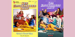 Martin's novel series of the same name. See Stars Of New Baby Sitters Club Series Re Create Classic Book Cover