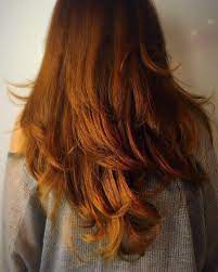 Theas Client Has Her Hair Coloured A Brown Copper Tone As An All Over Colour To Enhance The Copper A Bit More Thea B Auburn Brown Hair Thick Hair Styles Hair