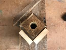 But if you're to build a wooden bird house then these are the recommended dimensions for a wood box: Barnwood Birdhouse Plans How To Build A Rustic Handcrafted Birdhouse Feltmagnet